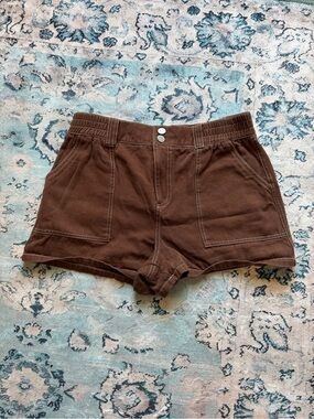 Full Tilt Brown High-Waist Women’s Shorts
